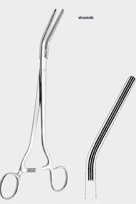 Атравматичний затискач ДІКА (DICK) для анастомозу, 25 см (cm). Бренд: Zepf (Зепф).